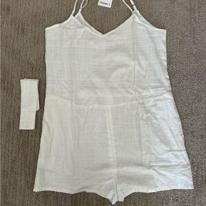 Vitamin A Gigi Linen Short Romper